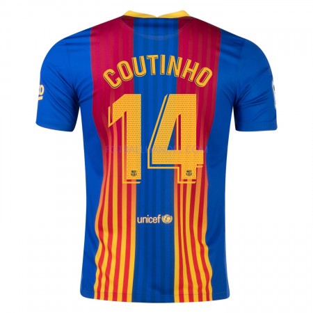 Herre Fotballdrakter FC Barcelona Philippe Coutinho 14 El Clasico 2021 Kortermet